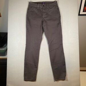 NYDJ Alina Leggings Size 4 Dark Grey